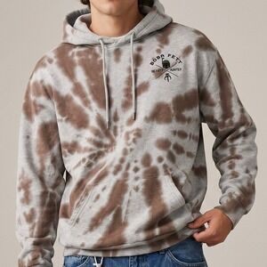 Star Wars Boba Fett Tie Dye Hoodie Mens L BoxLunch Our Universe Embroidered